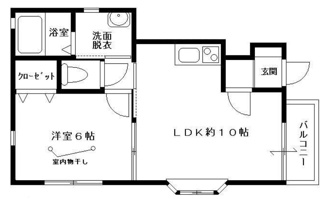 【間取り】 | 深川Ｋハイツ | 間取りです。