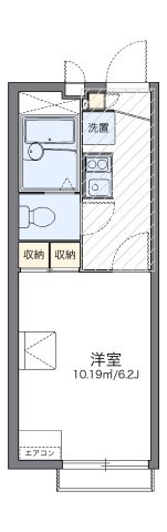 レオパレス陽光台の間取り|代表的な間取のため実際の間取とは異なる場合があります