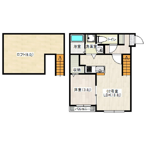 【間取り】 | エヴァンコートⅠ