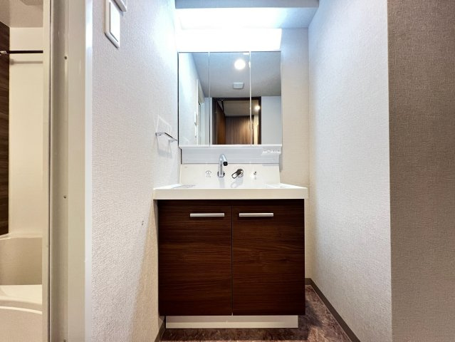 S-RESIDENCE阿波座chiaroの洗面所