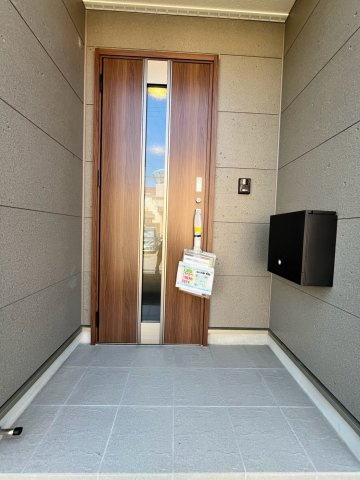 川越市新宿町第8　新築戸建　全5棟　クレイドルガーデンの玄関|2026.8.24撮影