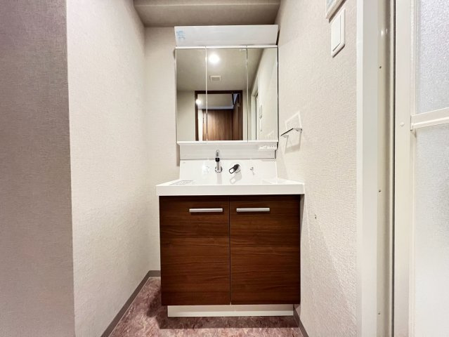 S-RESIDENCE阿波座chiaroの洗面所