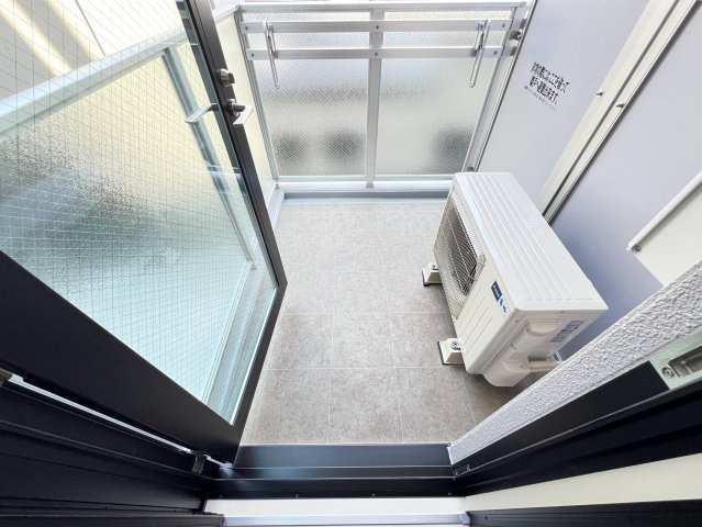 S-RESIDENCE阿波座chiaroのバルコニー