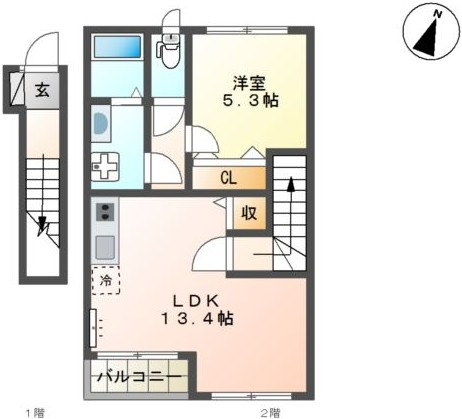 エくセレンス2の間取り