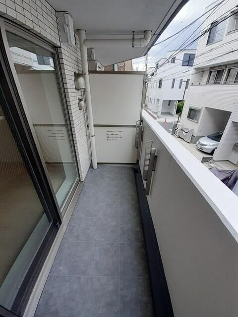 グレイン　町屋のバルコニー
