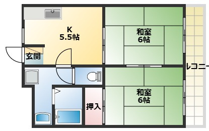 山本マンションの間取り
