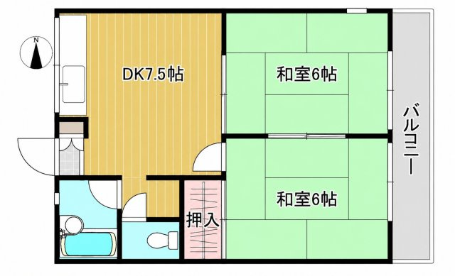 グレース南薫の間取り