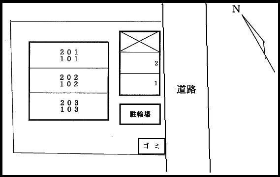 サンフラワーの駐車場