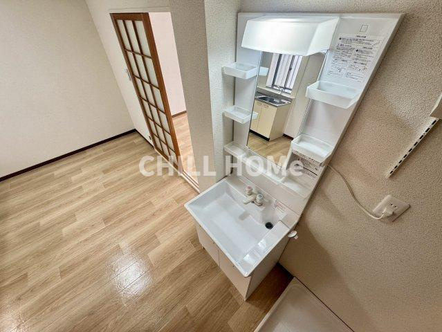 昭和コーポ前橋Ａ棟の洗面所|当社、チルホームのHPもご覧ください(^^)/物件情報多数♪
