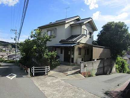安佐南区八木6丁目の前面道路含む現地写真