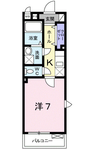 カーサ　アモローザの間取り