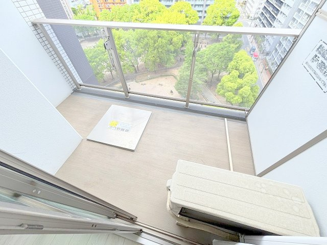 ラルシェパルク新大阪のバルコニー