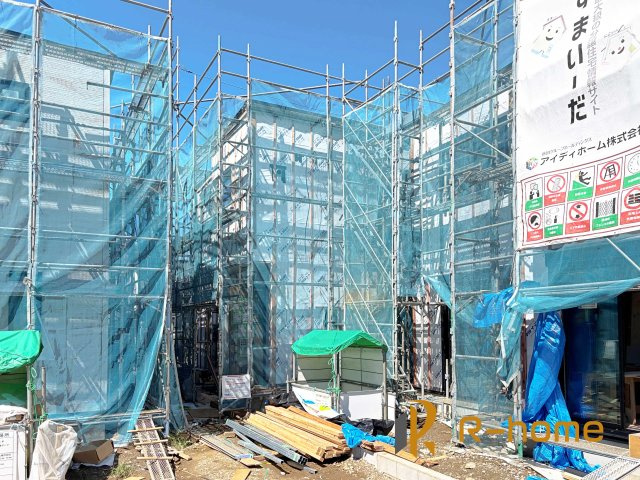 土浦市中央2丁目1期　新築戸建て　1号棟の外観|ご予約を頂ければ、『平日』はもちろん『早朝』や『夜間』もご見学可能です♪お気軽にお申し付けください♪