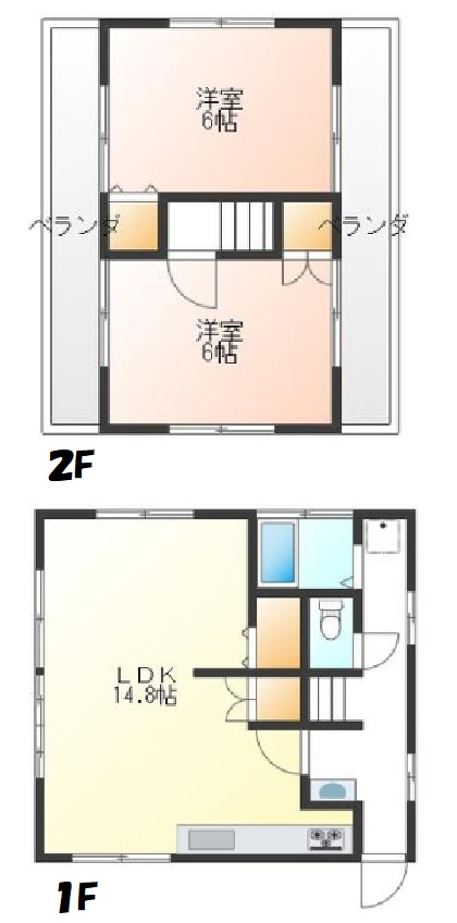 長生郡一宮町一宮　中古戸建の間取り|図面と現況に相違がある場合、現況を優先致します。