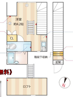 キーウエスト目白の間取り