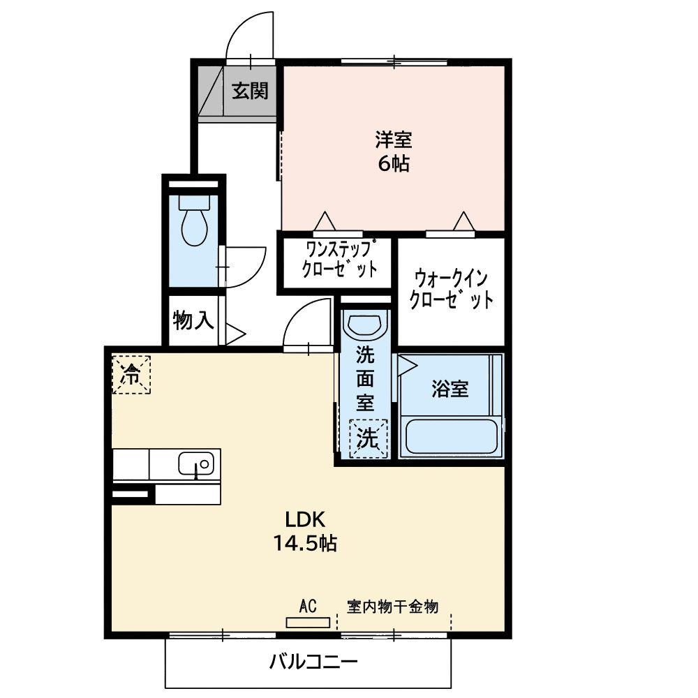 Ｓｅｖｅｎ桃山　Ｂ　　刈谷市近郊の賃貸ならクラスホーム刈谷店の間取り