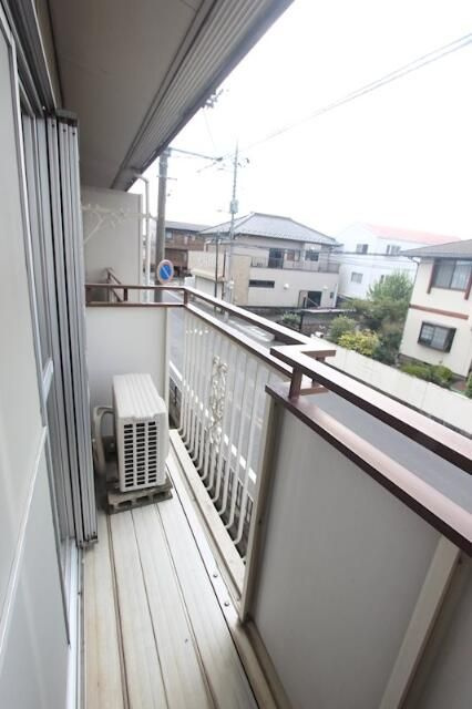 澤ハイツのバルコニー