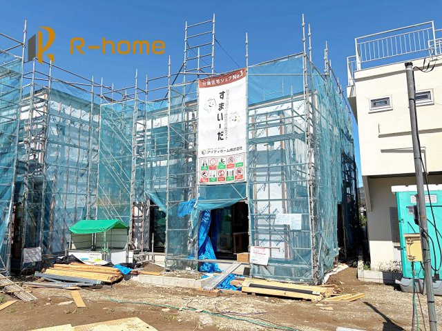 土浦市中央2丁目1期　新築戸建て　2号棟の外観|ご予約を頂ければ、『平日』はもちろん『早朝』や『夜間』もご見学可能です♪お気軽にお申し付けください♪