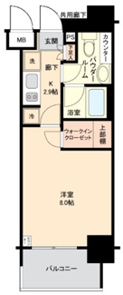 【間取り】 | パークリュクス日本橋小網町mono | 間取りです。