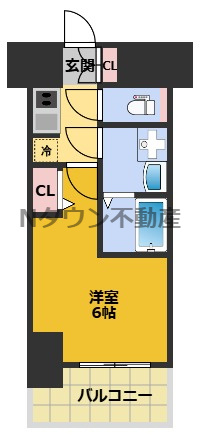 【間取り】 | S-RESIDENCE金山flap(フラップ) | 間取りです。