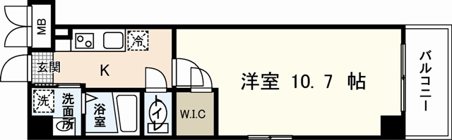 ウイング十日市の間取り