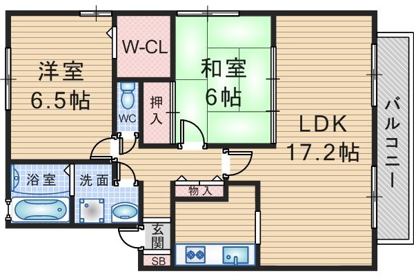 カメリアコートの間取り