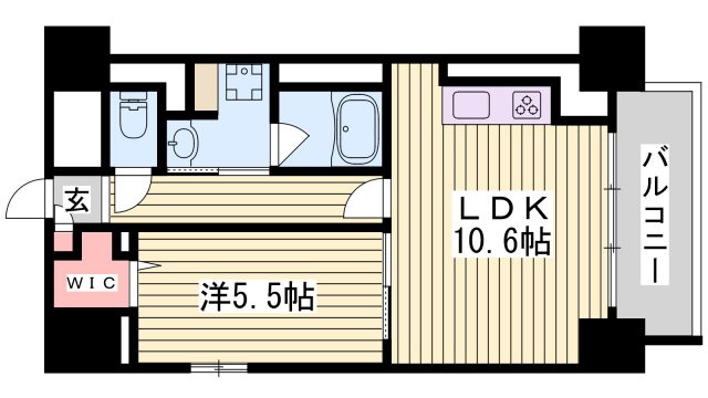 リラシオ西明石駅前の間取り