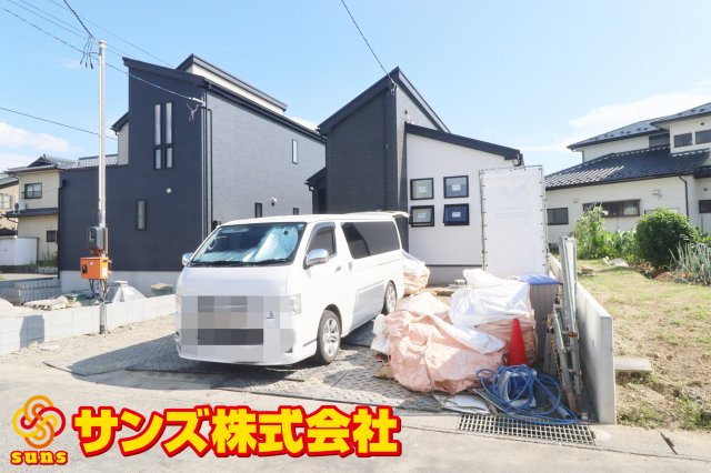 郡山市富田町字下西田　　　１号棟　　　富田西小学校、郡山第６中学区の外観|北西側から見た外観♪