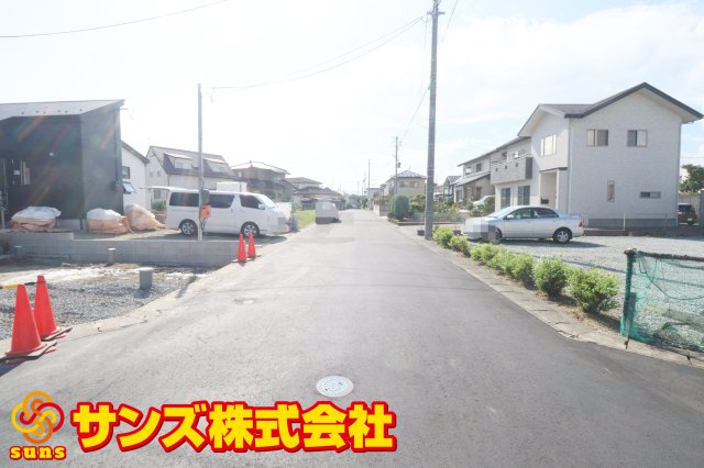 郡山市富田町字下西田　　　１号棟　　　富田西小学校、郡山第６中学区の外観|北側前面道路