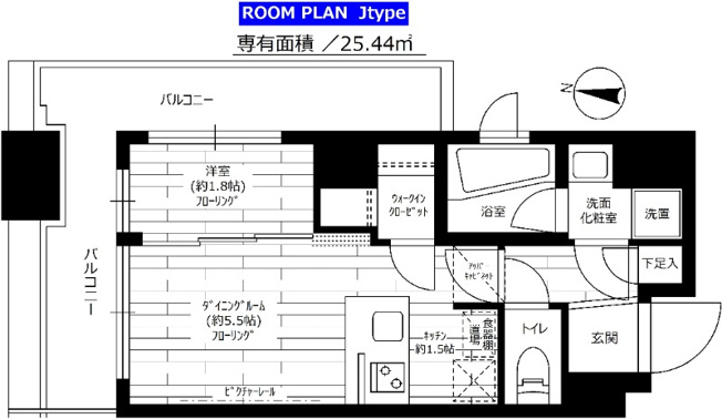 【間取り】 | アジールコフレ中野坂上