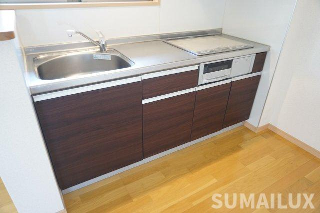 菊池郡菊陽町光の森１丁目の賃貸マンションのキッチン
