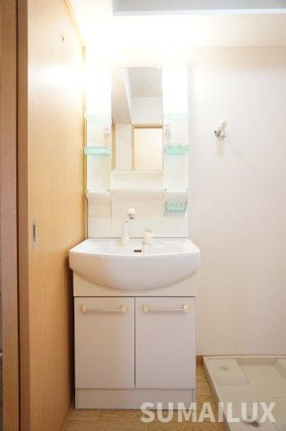 菊池郡菊陽町光の森１丁目の賃貸マンションの独立洗面台