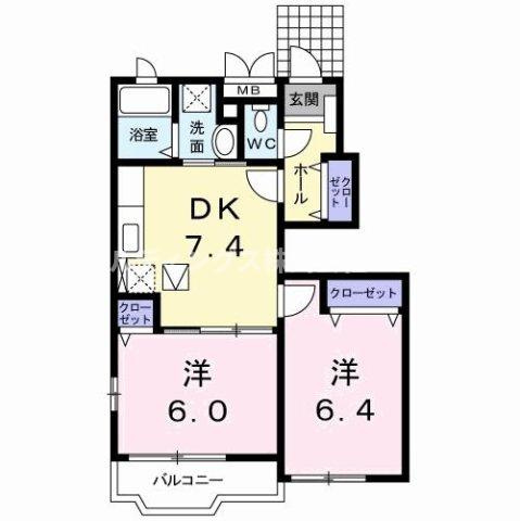 カルムコリーヌの間取り