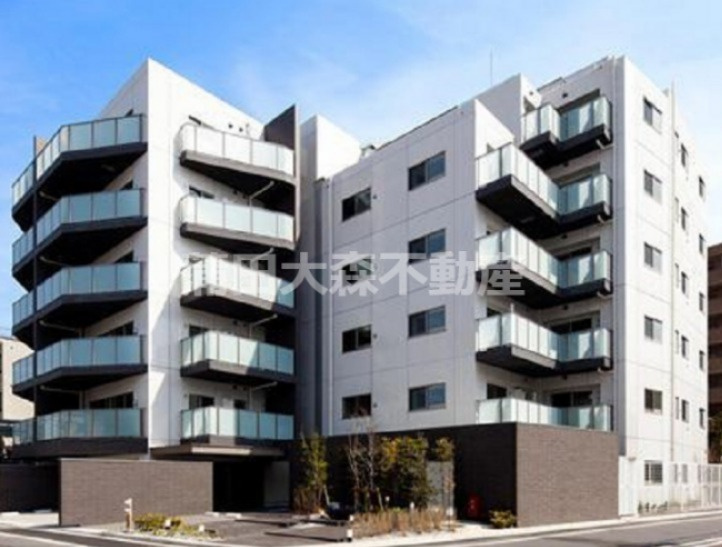 TOKYO HOUSE TAMAGAWAの外観|2012年3月築　RC鉄筋コンクリート造地上7階建て総戸数27戸の分譲賃貸マンション 東京都大田区多摩川2丁目　東急多摩川線矢口渡駅最寄り
