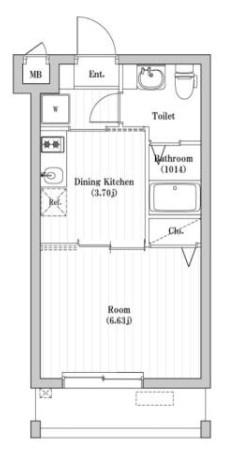 アーバンパーク六町の間取り