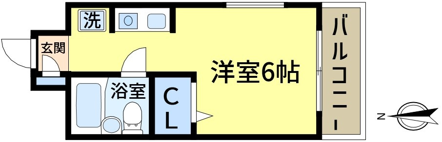 モンシェール新小岩の間取り