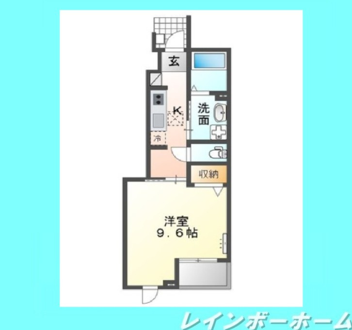 ＼＼【LINE連絡可】接客・申込・契約すべてオンライン完結可／／の間取り