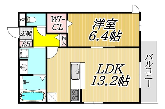 グロワールヒロの間取り