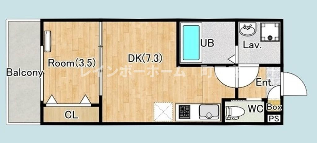 (仮称)ジーメゾン高座渋谷※初期費用分割あと払いサービス利用可能物件の間取り
