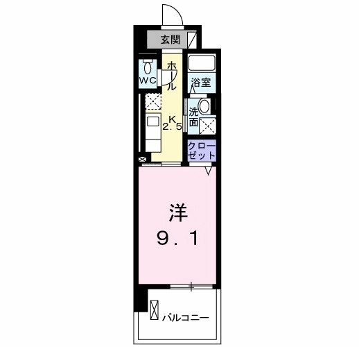 カーサ・ル・コットンの間取り