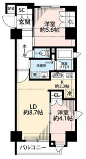 【間取り】 | プレール・ドゥーク両国Ⅱ | 間取りです。