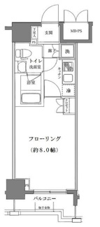 【間取り】 | ライジングプレイス南千住 | 間取りです。