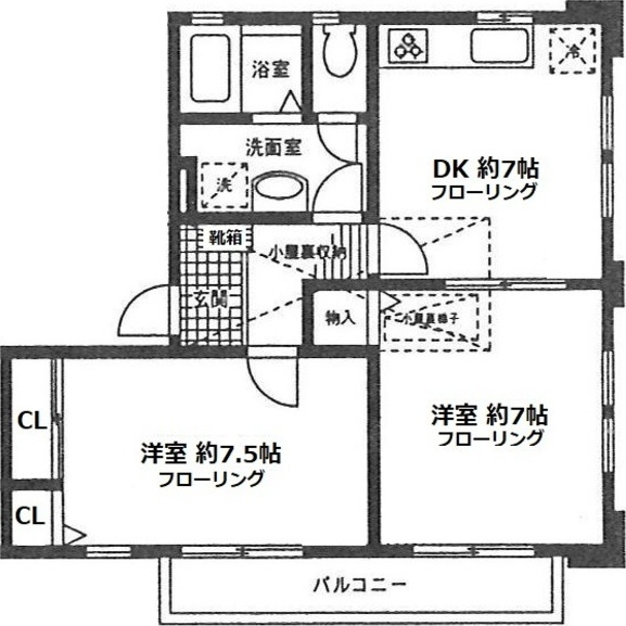 プラザ・ワンの間取り|間取りです。