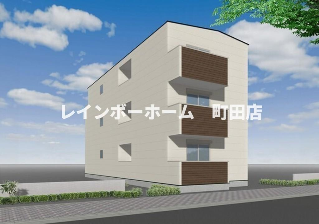 (仮称)ジーメゾン高座渋谷※初期費用分割あと払いサービス利用可能物件の外観パース