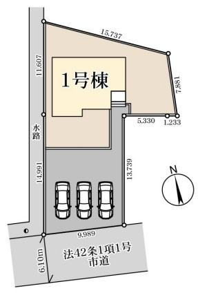 【区画図】 | Livele Garden.S羽生市藤井上組　新築住宅