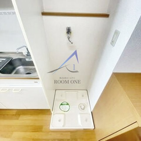 カーサ・ファンテールの設備|洗濯機置き場です。