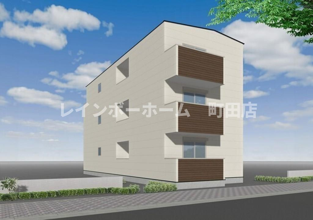 (仮称)ジーメゾン高座渋谷※初期費用分割あと払いサービス利用可能物件の外観パース