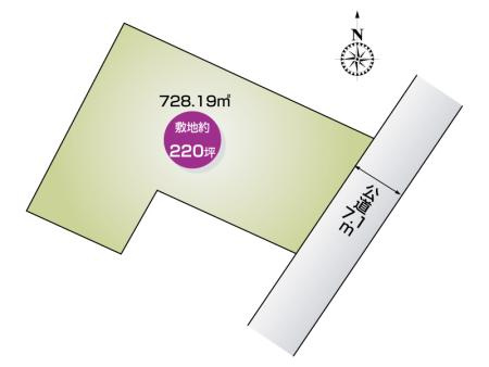 佐谷田　区画図