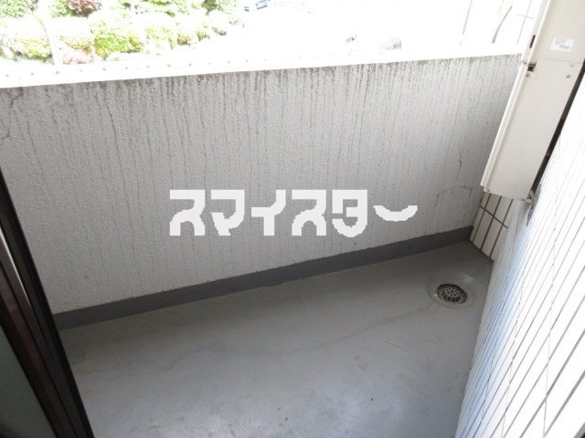 第23クリスタルマンションのバルコニー