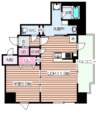 【間取り】 | SKYレジデンス大阪梅田